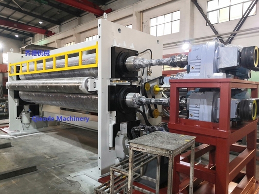 Máy làm lịch 2 cuộn vải không dệt y tế 450 × 2920