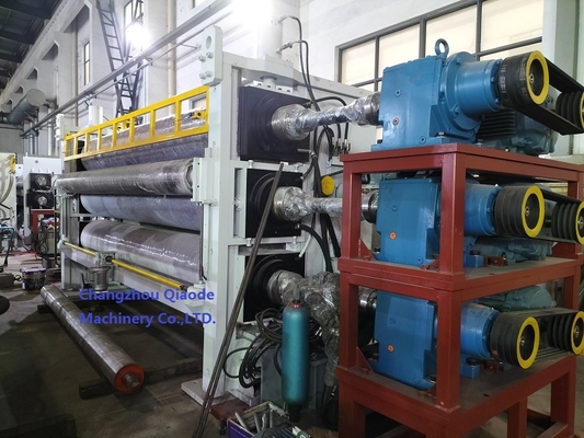 Máy làm lịch ba cuộn 520 × 3700 Gói vải không dệt có hoa văn sử dụng